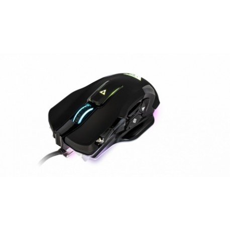 Mouse Gamer Game Factor Láser MOG600, Alámbrico, USB, 8200DPI, Negro