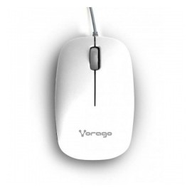 Mouse Vorago Óptico MO-206, Alámbrico, USB, 2400DPI, Blanco