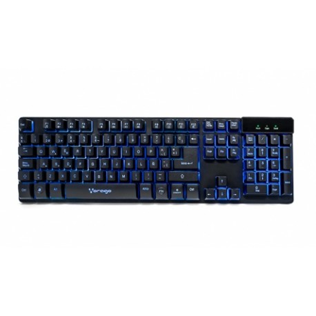 Teclado Vorago KB-502, Alámbrico, USB, Negro (Español)