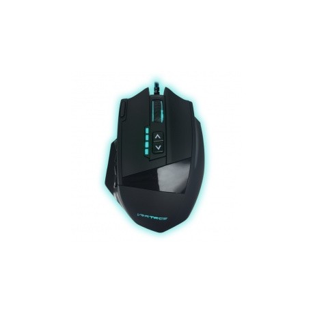 Mouse Gamer Vortred Láser Supremacy, Alámbrico, USB, 16.400DPI, Negro