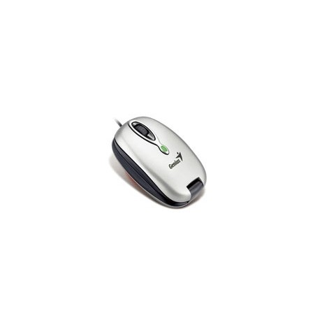 Mouse Genius Óptico Navigator 380, Alámbrico, USB, 1200DPI, Plata