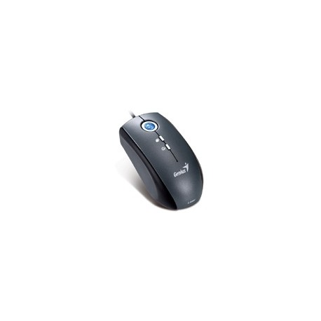 Mouse Genius Láser Traveler 515, Alámbrico, USB, 1600DPI, Negro