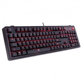 Teclado Gamer Tt sSPORTS MEKA PRO LED Rojo, Teclado Mecánico, Cherry MX Blue, Alámbrico, Negro (Inglés)