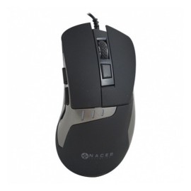 Mouse Naceb Láser NA-616, Alámbrico, USB, 2400DPI