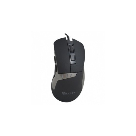 Mouse Naceb Láser NA-616, Alámbrico, USB, 2400DPI