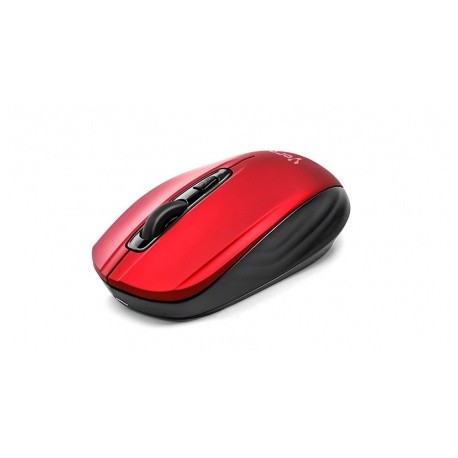 Mouse Vorago Óptico MO-305, Inalámbrico, USB, 2400DPI, Rojo