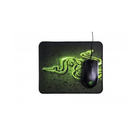 Mouse Gamer Razer Óptico Abyssus, Alámbrico, USB, 1800DPI, Negro  Mousepad Goliathus