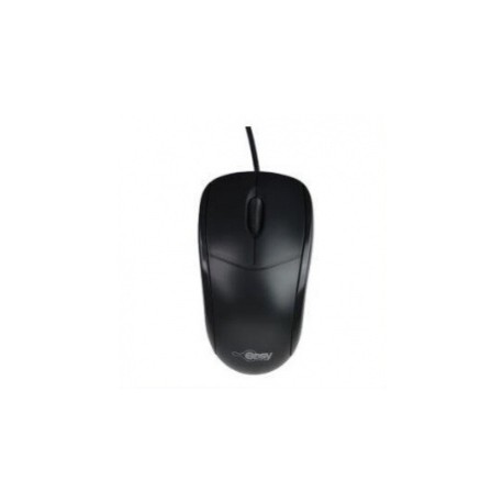 Mouse Easy Line Óptico EL-994121, Alámbrico, USB, 1200DPI, Negro