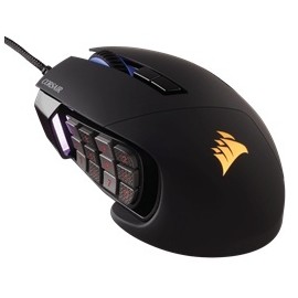 Mouse Gamer Corsair Óptico Scimitar PRO, Alámbrico, USB, 16.000DPI, Negro