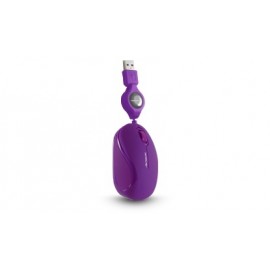 Mouse Acteck Óptico MR-300, Alámbrico, USB, 1000DPI, Morado