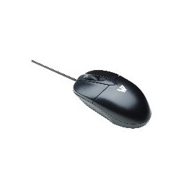 Mouse V7 Óptico M30P10-7N, Alámbrico, USB, 1000DPI, Negro