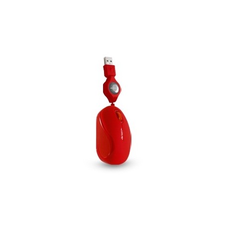 Mouse Acteck Óptico MR-300, Alámbrico, USB, 1000DPI, Rojo