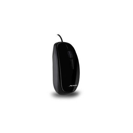 Mouse Acteck Óptico MO-250, Alámbrico, USB, 1600DPI, Negro