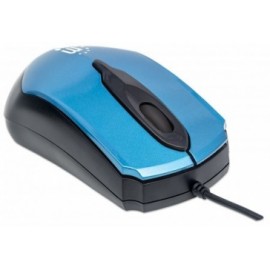 Mouse Manhattan Óptico Edge, Alámbrico, USB, 1000DPI