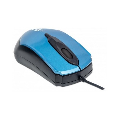 Mouse Manhattan Óptico Edge, Alámbrico, USB, 1000DPI