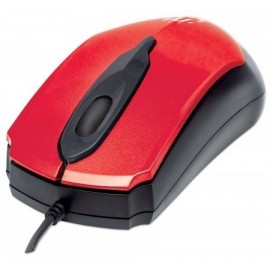 Mouse Manhattan Óptico Edge, Alámbrico, USB, 1000DPI,