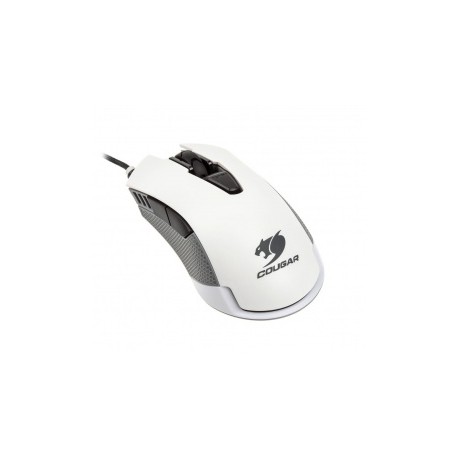 Mouse Gamer Cougar Óptico 500M, Alámbrico, USB, 4000DPI, Blanco