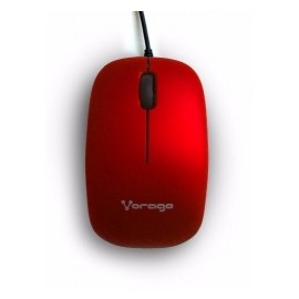 Mouse Vorago Óptico MO-206, Alámbrico, USB, 2400DPI, Rojo