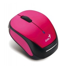 Mouse Genius Óptico Micro Traveler 9000R V2, Inalámbrico, USB, 1200DPI, Negro/Rosa