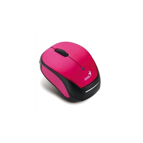 Mouse Genius Óptico Micro Traveler 9000R V2, Inalámbrico, USB, 1200DPI, Negro/Rosa