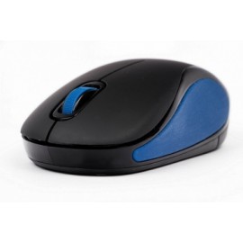 Mini Mouse Naceb Óptico NA-563A, Inalámbrico, 1000DPI, Azul