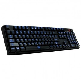 Teclado Gamer Thermaltake POSEIDON Z PLUS LED Azul, Teclado Mecánico, Blue Switch, Inalámbrico, Negro (Inglés)