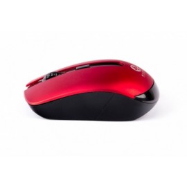 Mouse Naceb Óptico NA-594GR, Inalámbrico, USB, 1600DPI, Rojo