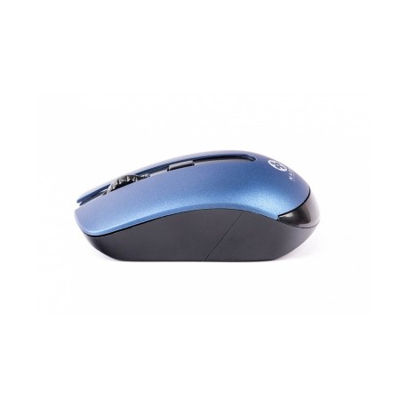 Mouse Naceb Óptico NA-594AZ, Inalámbrico, USB, 1600DPI, Azul