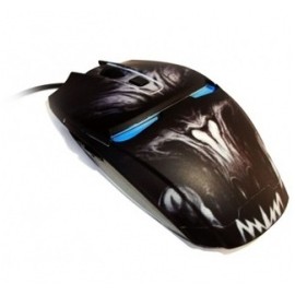 Mouse Gamer Eagle Warrior Óptico G14, Alámbrico, USB, 2400DPI, Negro