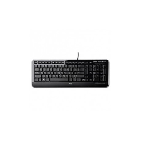 Teclado HP QY776AA, Alámbrico, 1.8 Metros, USB, Negro (Inglés)