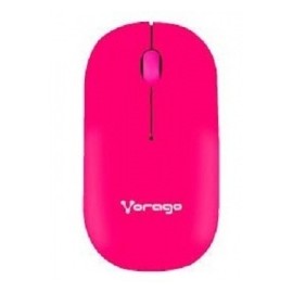 Mouse Vorago Óptico MO-205R, Inalámbrico, USB, 1000DPI, Rosa