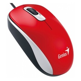 Mouse Genius Óptico DX-110, Alámbrico, USB, 1000DPI, Rojo