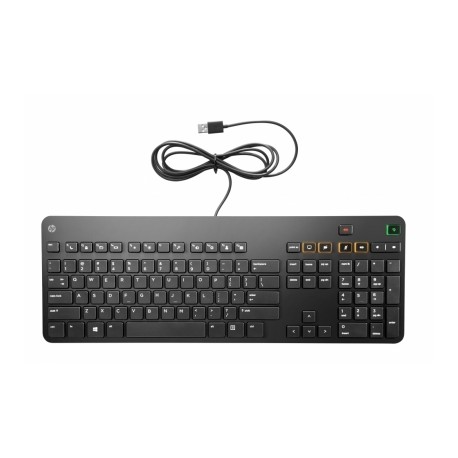 Teclado HP Conferencing Keyboard, Alámbrico, USB, Negro, (Inglés)