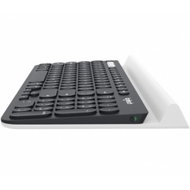 Teclado Logitech K780, Inalámbrico, USB  Bluetooth, Negro Blanco (Inglés)