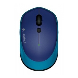 Mouse Logitech Óptico M335, Inalámbrico, USB, Azul