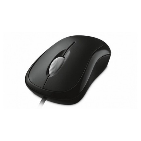 Mouse Microsoft Óptico 4YH-00005, Alámbrico, USB PS 2, 800DPI, Negro