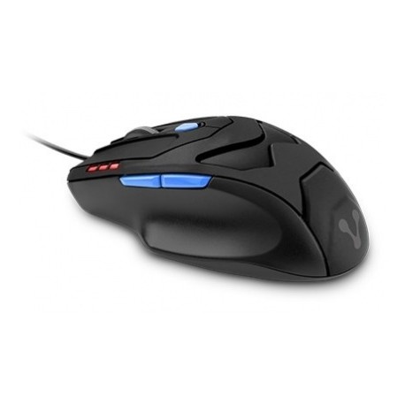 Mouse Vorago Óptico MO-408, Alámbrico, USB, 3400DPI, Negro