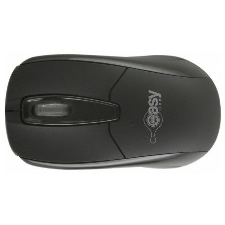 Mouse Perfect Choice Óptico Easy Line 993377, Alámbrico, USB, 1000DPI, Negro