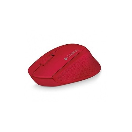 Mouse Logitech Óptico M280, Inalámbrico, 1000DPI, USB, Rojo