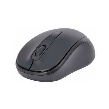 Mouse Manhattan Óptico 178785, Inalámbrico, USB, 1000DPI, Negro