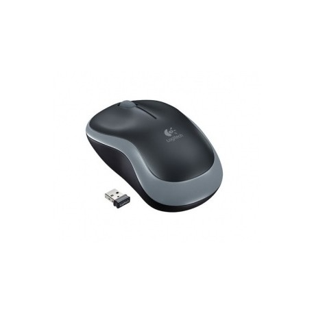 Mouse Logitech Óptico M185, Inalámbrico, USB, 1000DPI, Gris