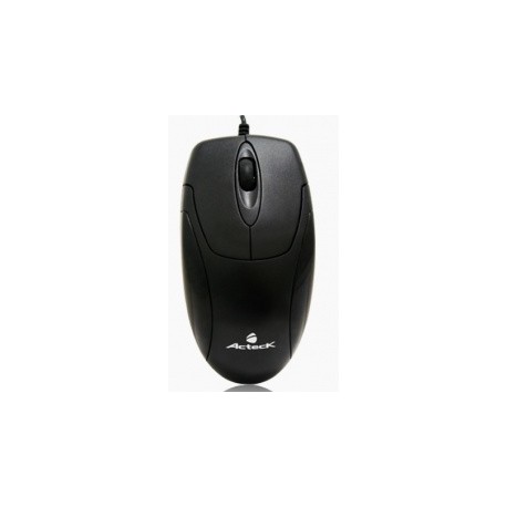 Mouse Acteck Óptico MO-200, USB, 1000DPI, Negro