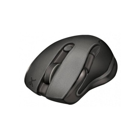 Mouse Perfect Choice Óptico Virtual Touch, Inalámbrico, 1600DPI, Negro