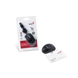 Mouse Genius Optico Micro Traveler, 1200DPI, USB, Negro