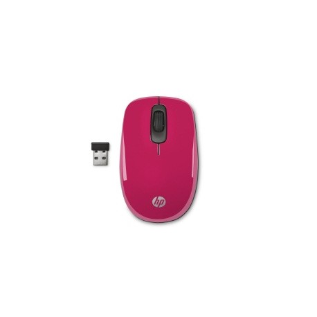 Mouse HP Óptico Z3600, RF Inalámbrico, 1200DPI, Rosa