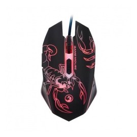 Mouse Gamer Marvo Óptico Escorpión, Alámbrico, USB, 2400DPI, Negro