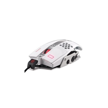 Mouse Gamer Tt eSPORTS Láser Level 10 M, Alámbrico, USB, 8200DPI, Blanco