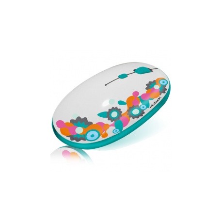 Mouse Acteck Óptico WKMI-102, Inalámbrico, USB, Nano Receptor, con Flores