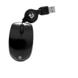 Mini Mouse Acteck Óptico True Basix MOMR-011, Alámbrico, USB, 1000DPI, Negro