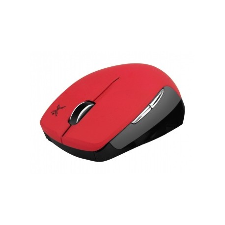 Mouse Perfect Choice Óptico PC-044482, Inalámbrico, USB, 1600DPI, Negro/Rojo